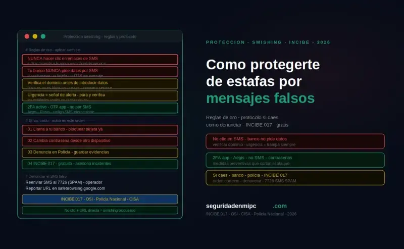 Cómo protegerte de las estafas por mensajes falsos