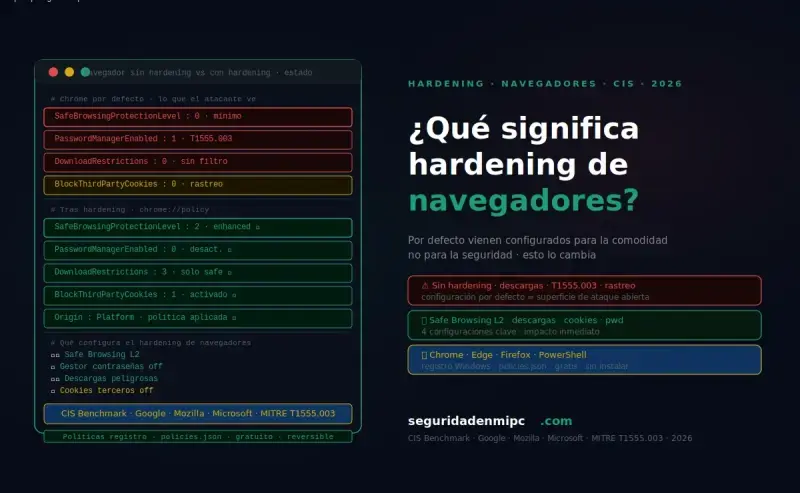 Que significa endurecer navegadores Windows