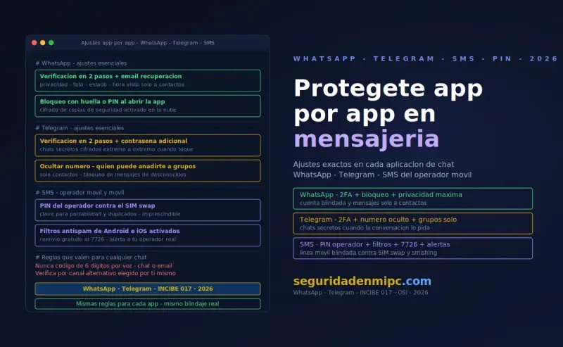 Cómo protegerse de los ataques en apps de mensajería