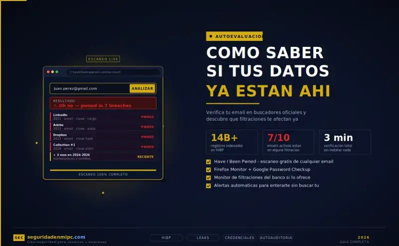 Cómo saber si tus datos están en la Dark Web
