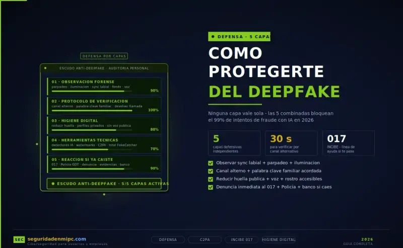 Cómo protegerte del deepfake